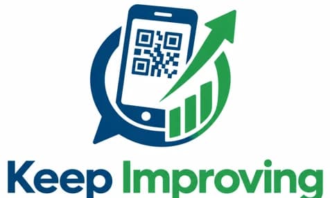 Keep Improving logo representing a simple route for reporting issues